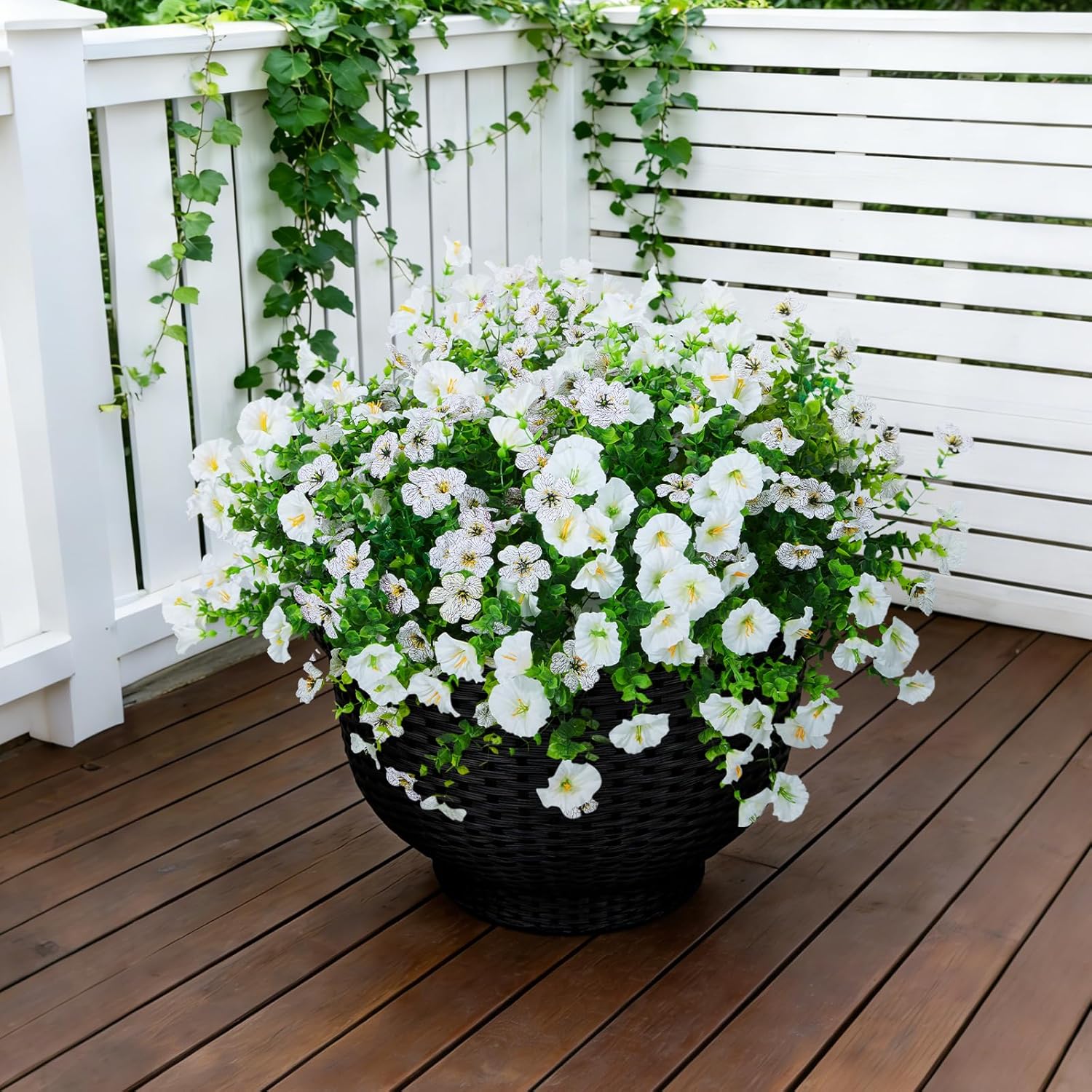White Faux Plant - View 4