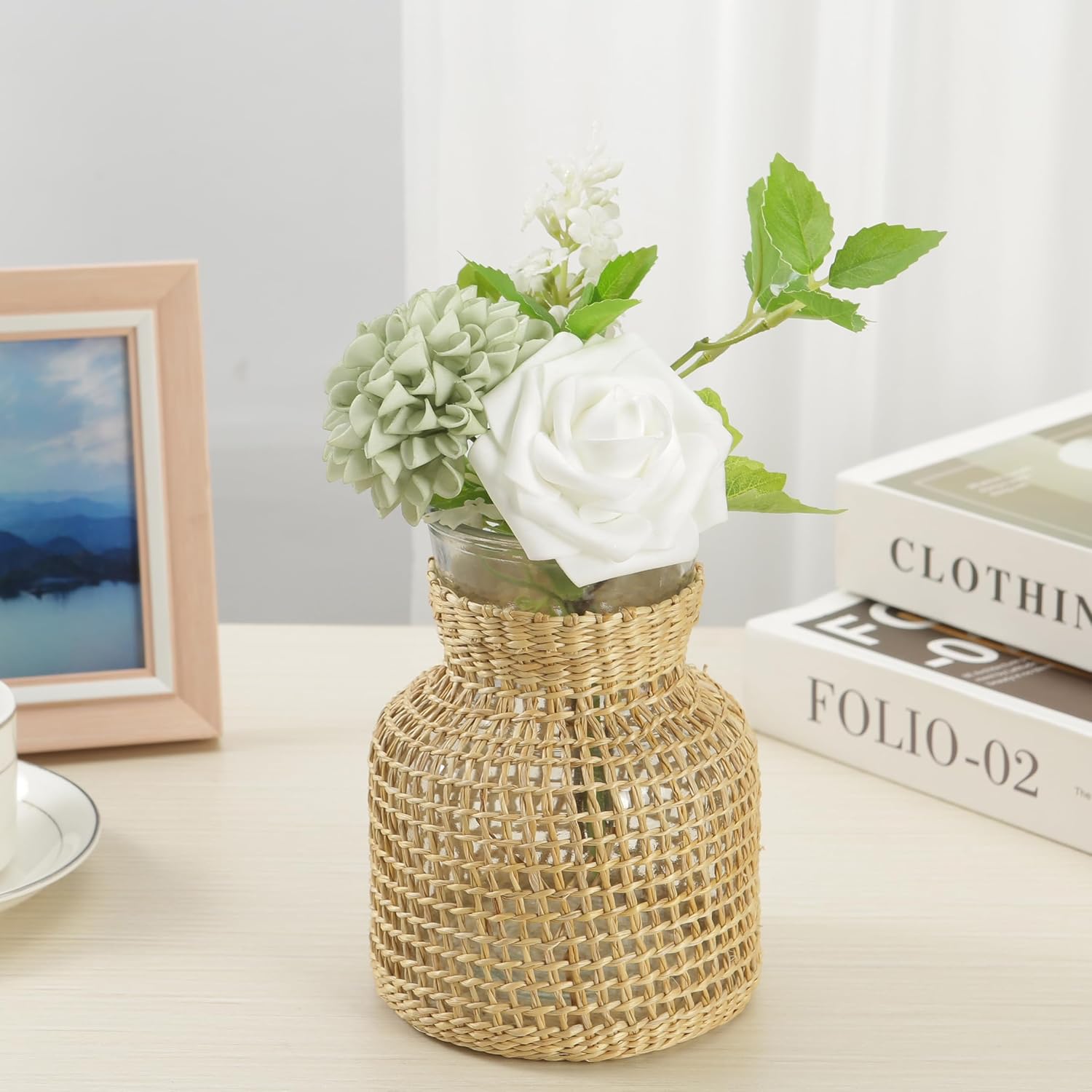 Beige Artificial Flowers - View 5