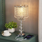 Dimmable Luxe Gold Bedside Lamp - View 5