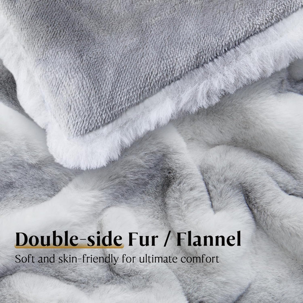 Luxe Brown Throw Pillow — 60" - View 3