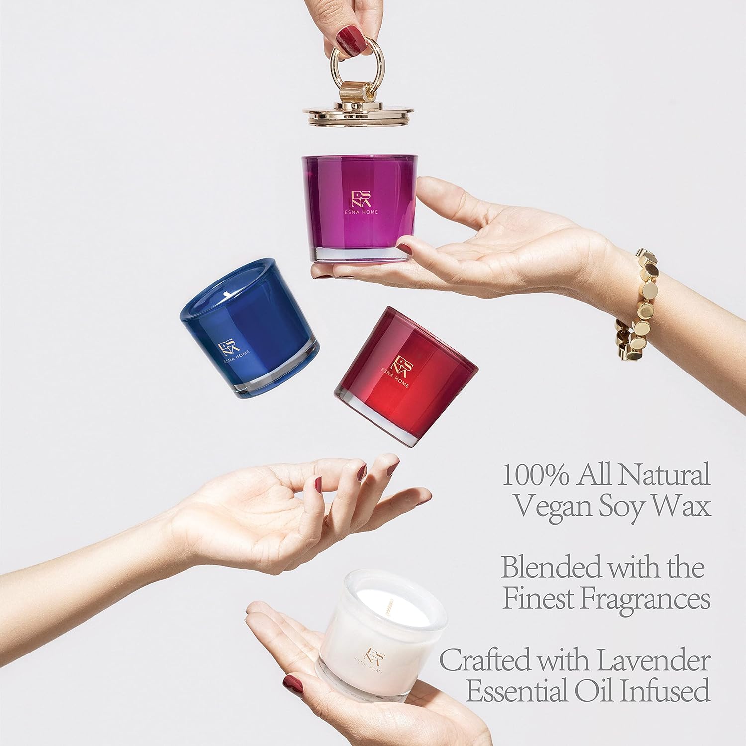 Soy Luxe Wax Scented Candle - View 3
