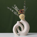 Modern Black Vase Set - View 6