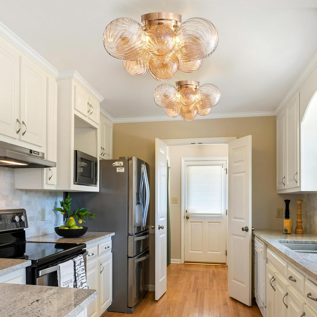 Luxe Gold Chandelier — 4-Light - View 5