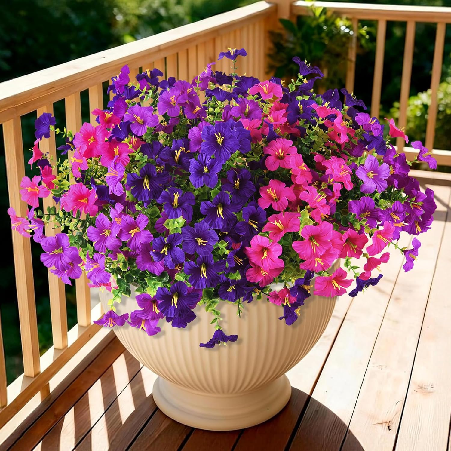 Pink Faux Plant — Purple Fuchsia Deep-pink