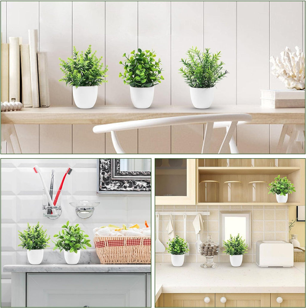 Farmhouse Green Faux Plant - View 6