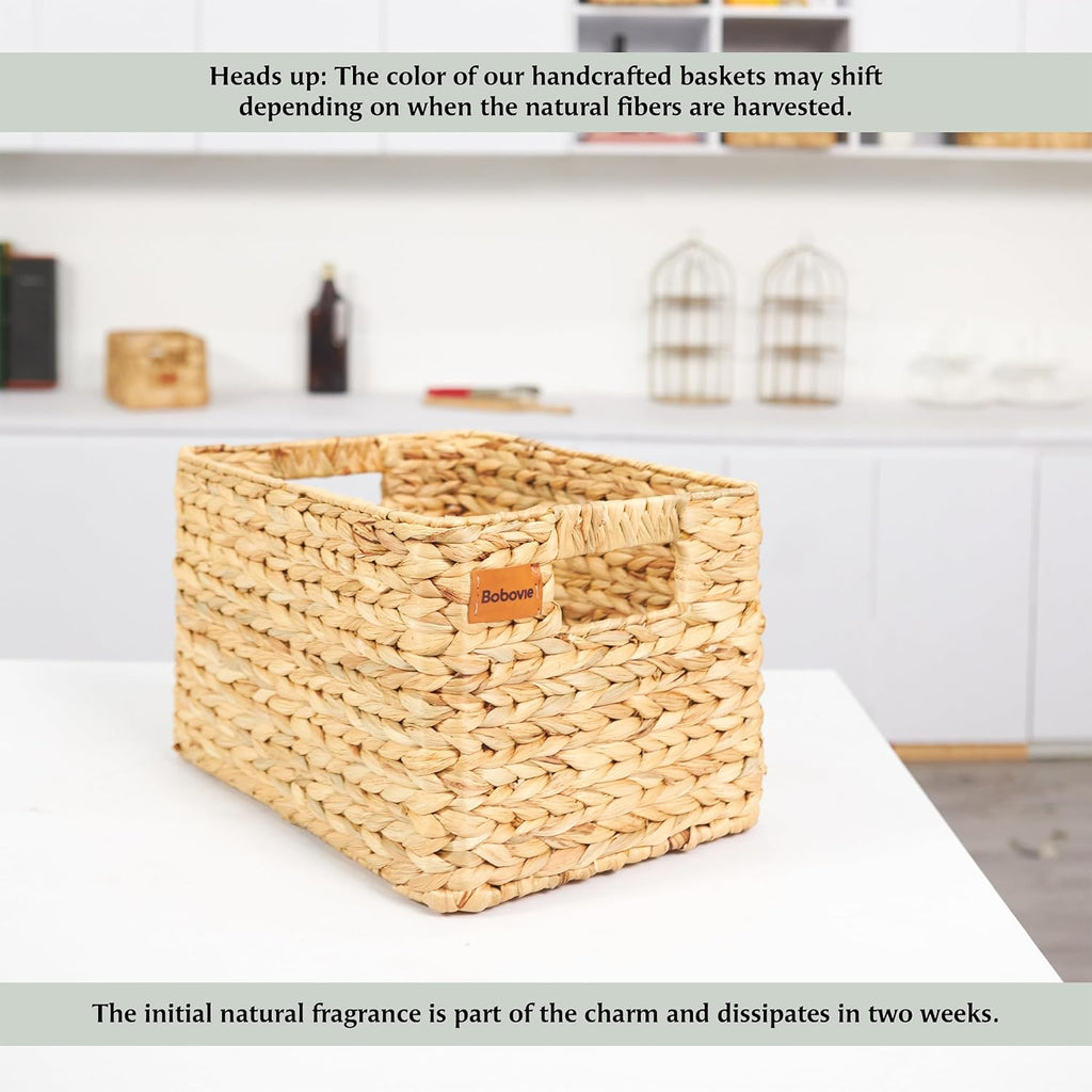 Rattan Storage Basket — 14.2" - View 7