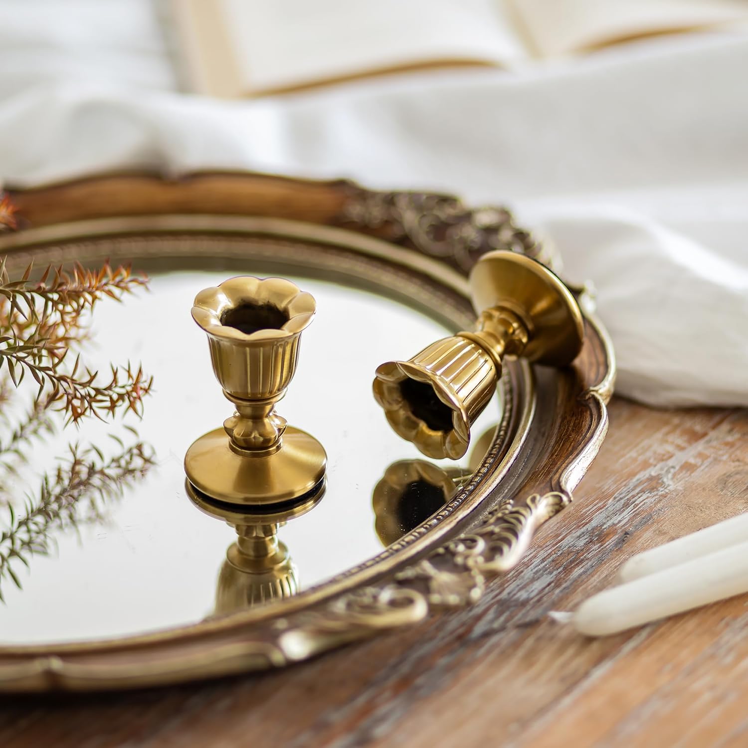 Vintage Luxe Gold Candle — Set of 2 - View 2
