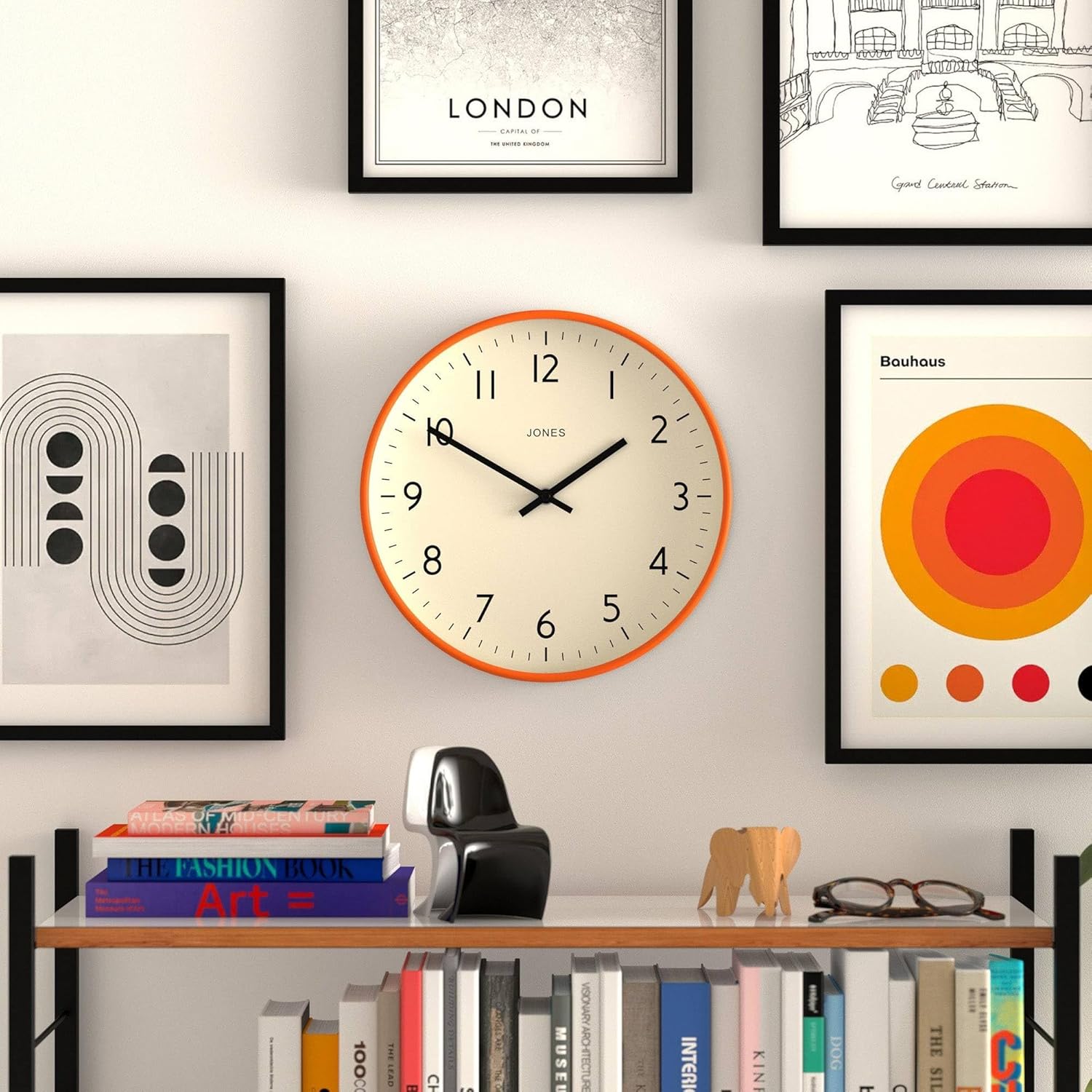 Round Modern Wall Clock — 12" - View 2