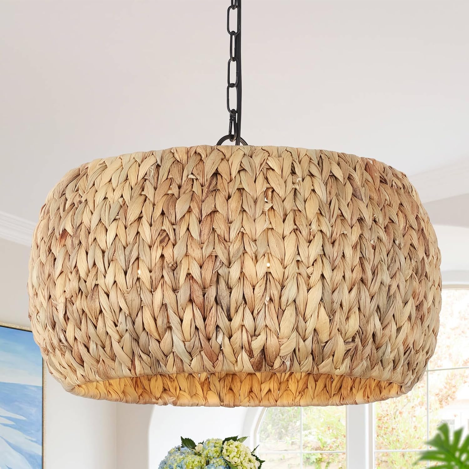 Boho Black Chandelier — Farmhouse