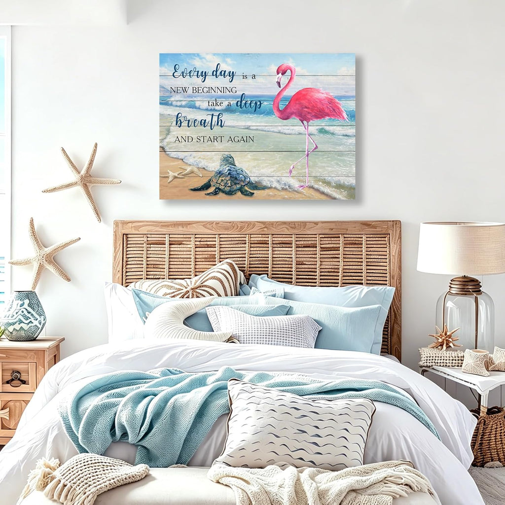 Framed Farmhouse Wood Canvas Wall Art — 12" - View 3