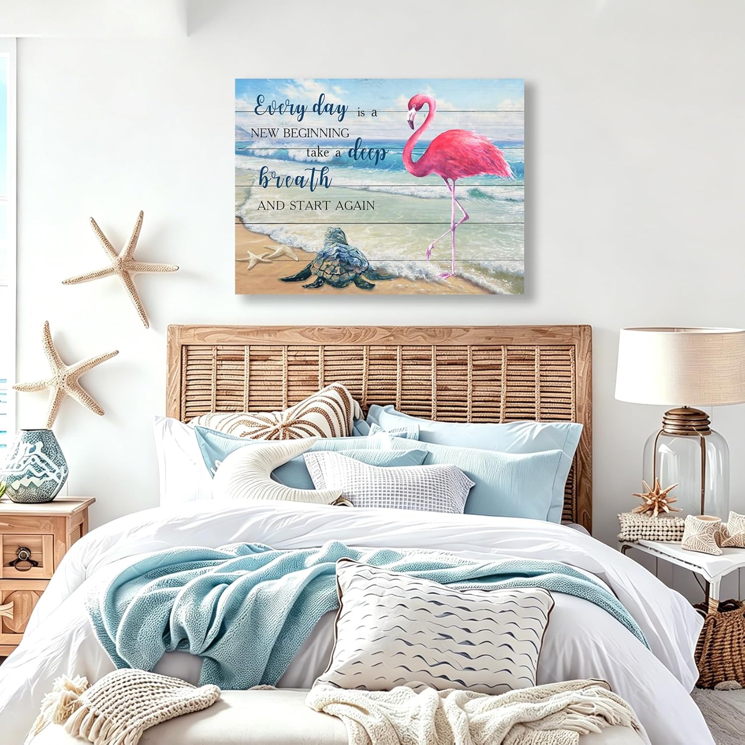 Framed Farmhouse Wood Canvas Wall Art — 12" - View 3