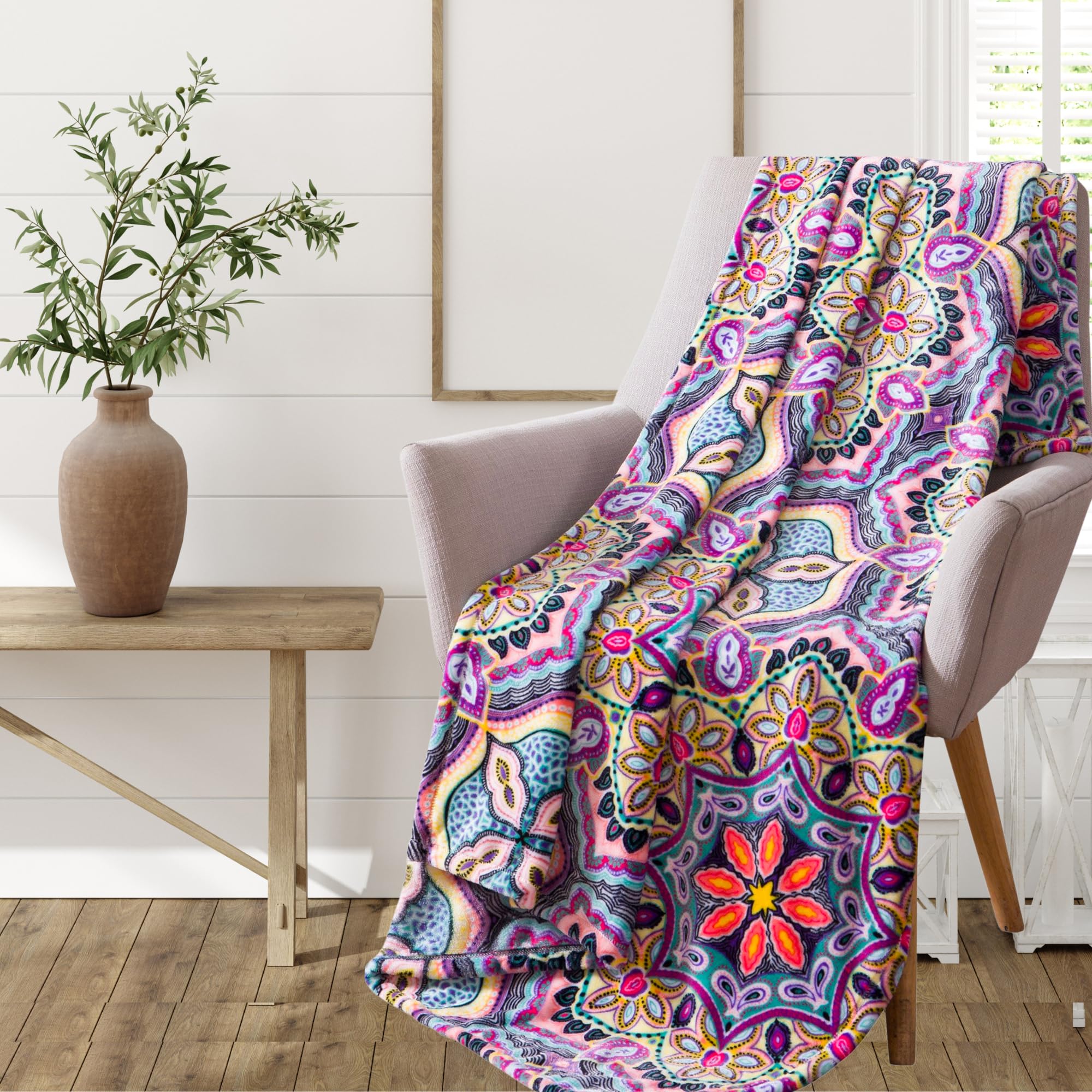 Boho Fabric Throw Pillow — 50"