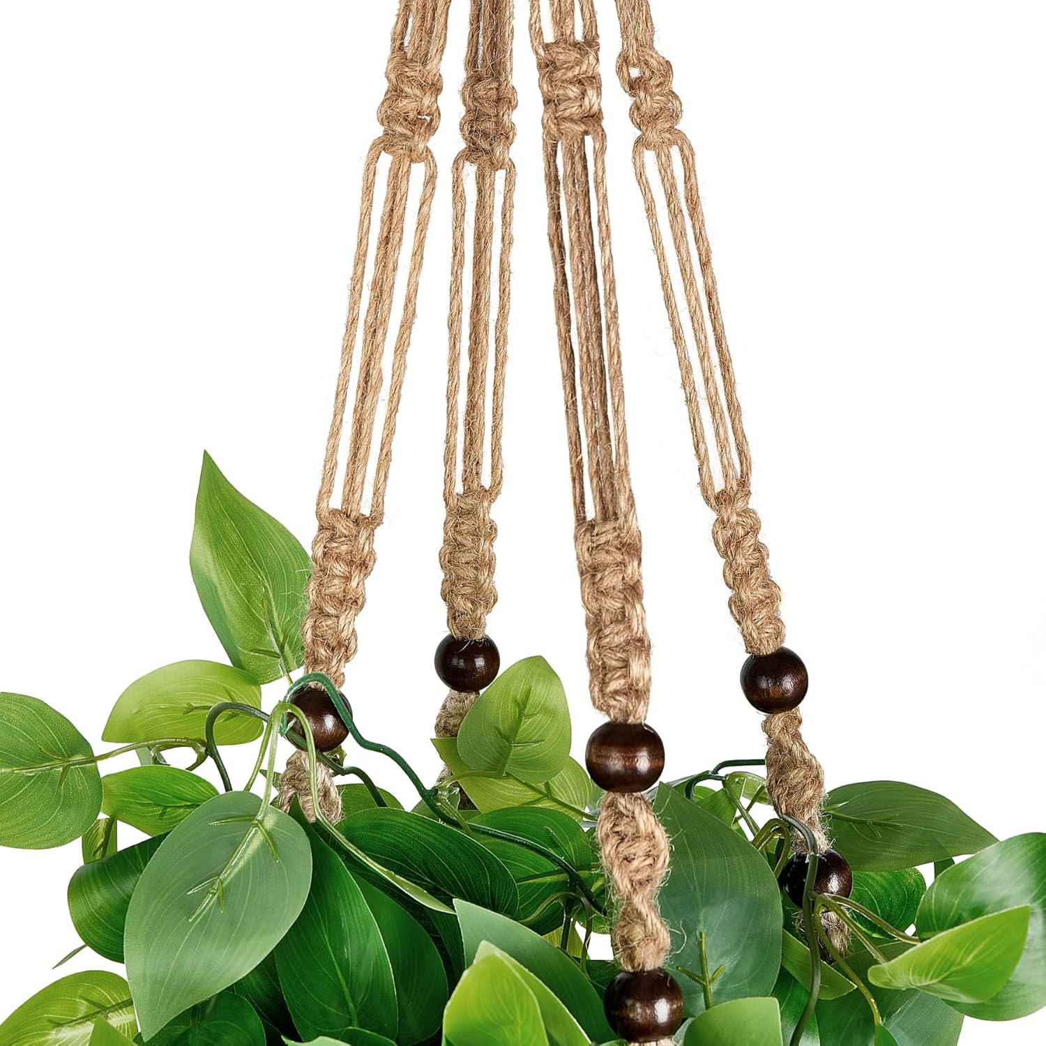 Boho Black Artificial Plant - View 5