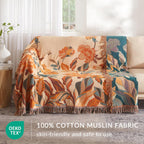 Boho Fabric Throw Pillow — 90" - View 3