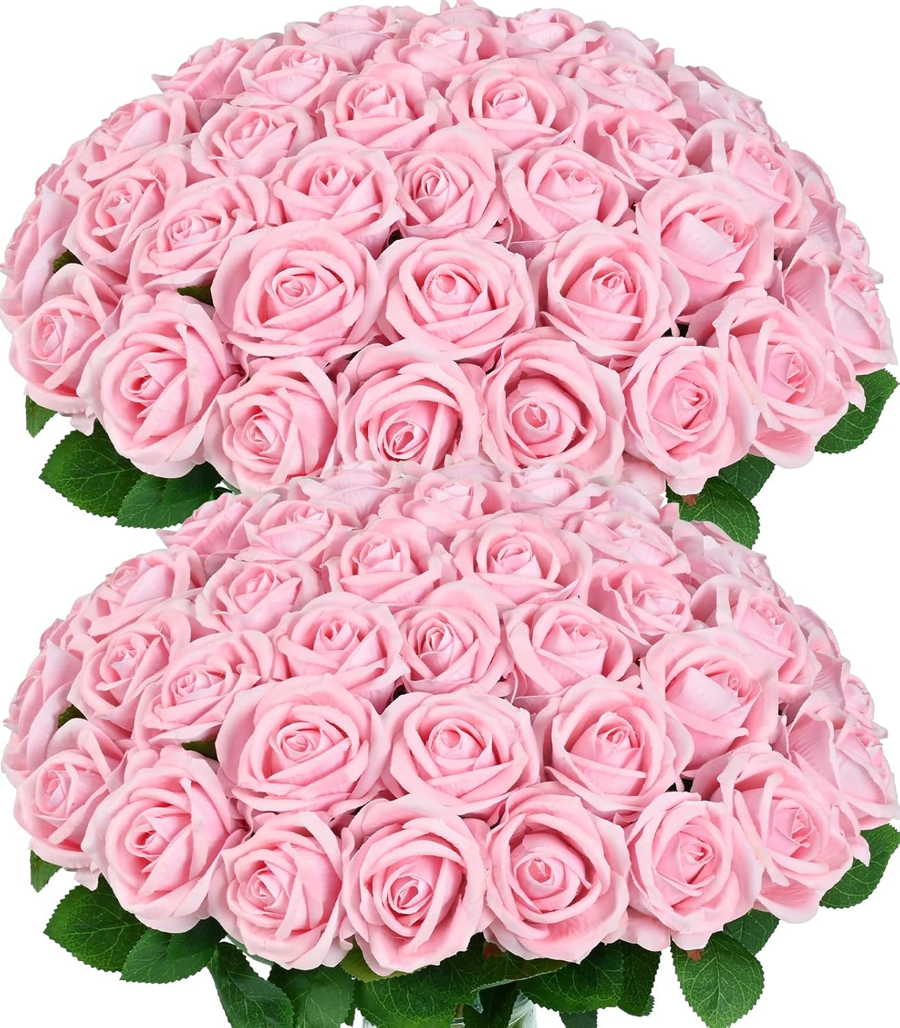 Velvet Luxe Black Artificial Flowers — Pink