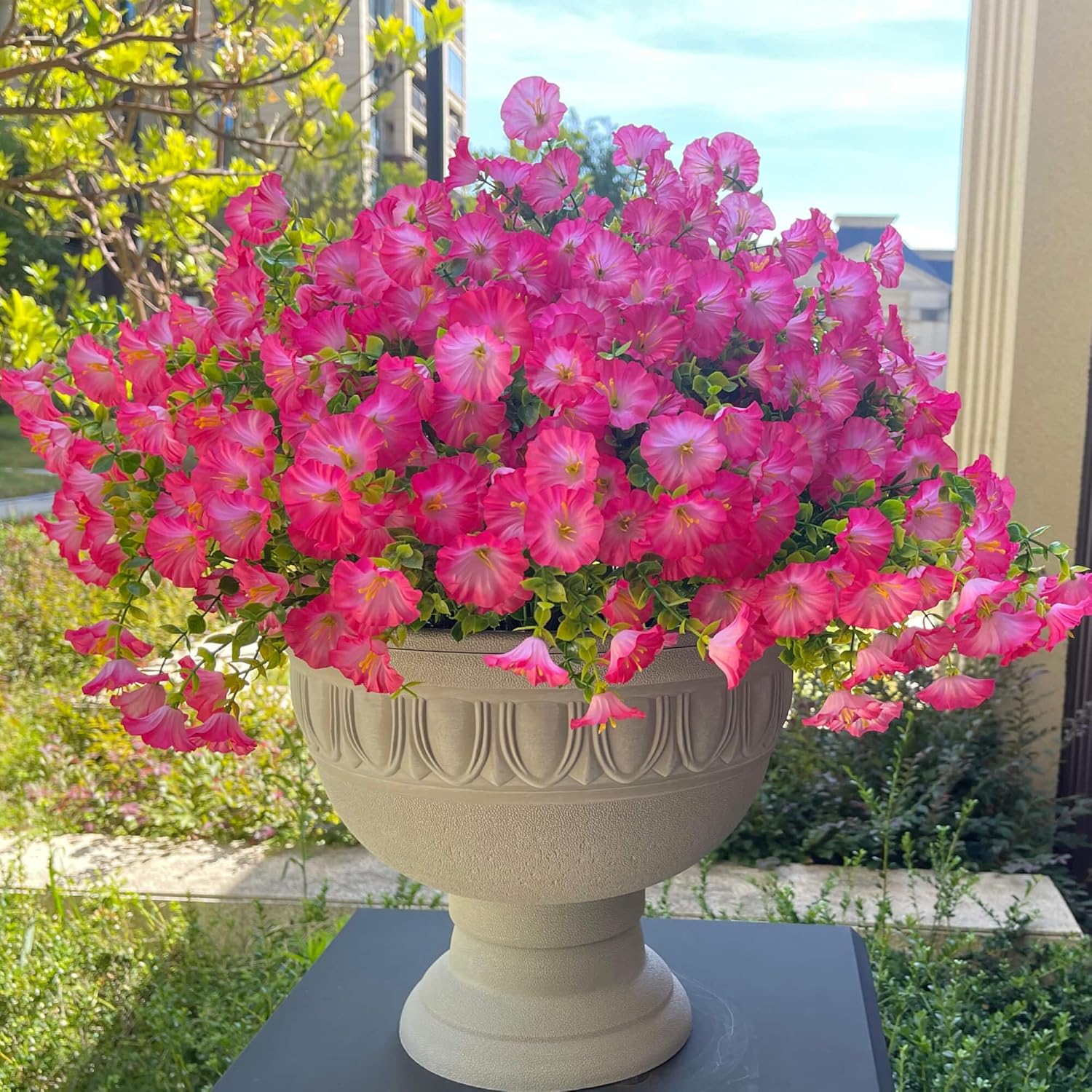 Orange Artificial Plant — Pink