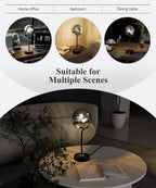Dimmable Mid-Century Glass Table Lamp - View 4