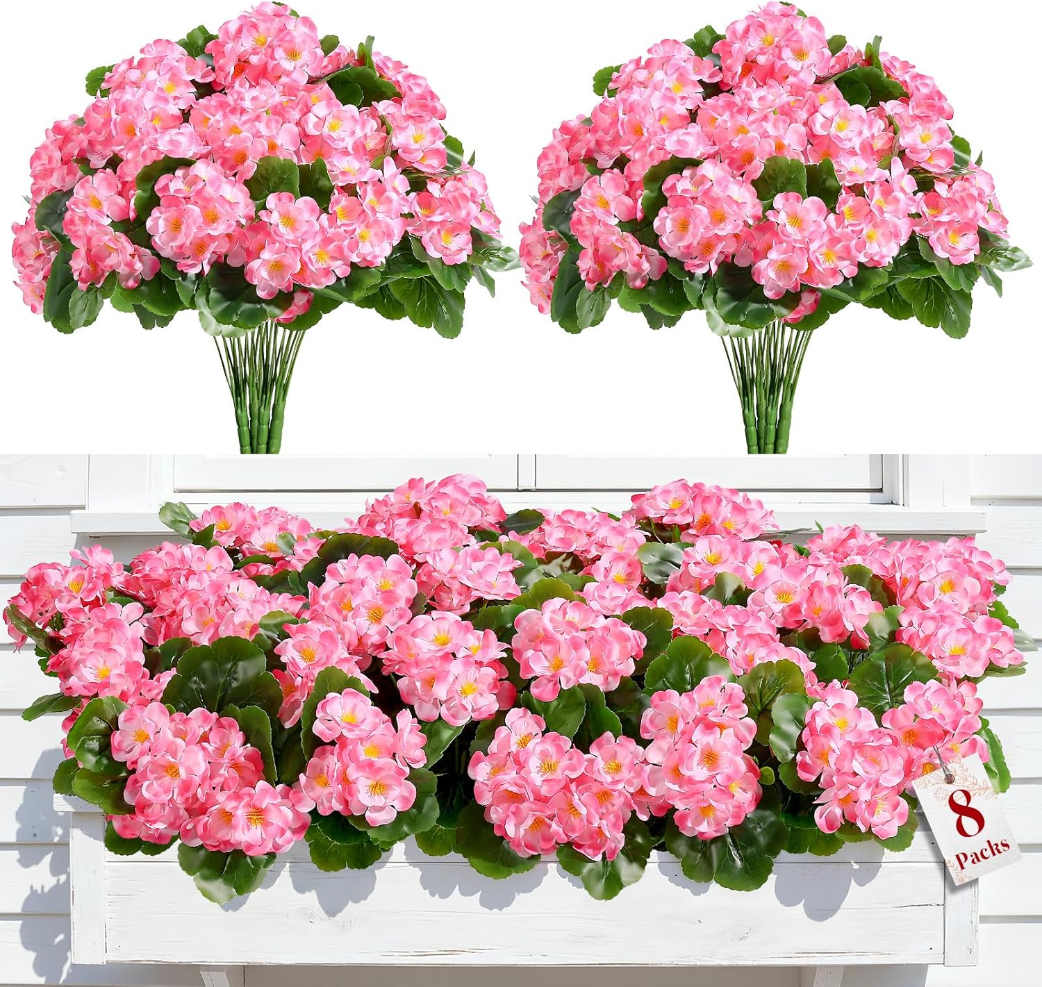 Pink Artificial Plant — Ombre Pink
