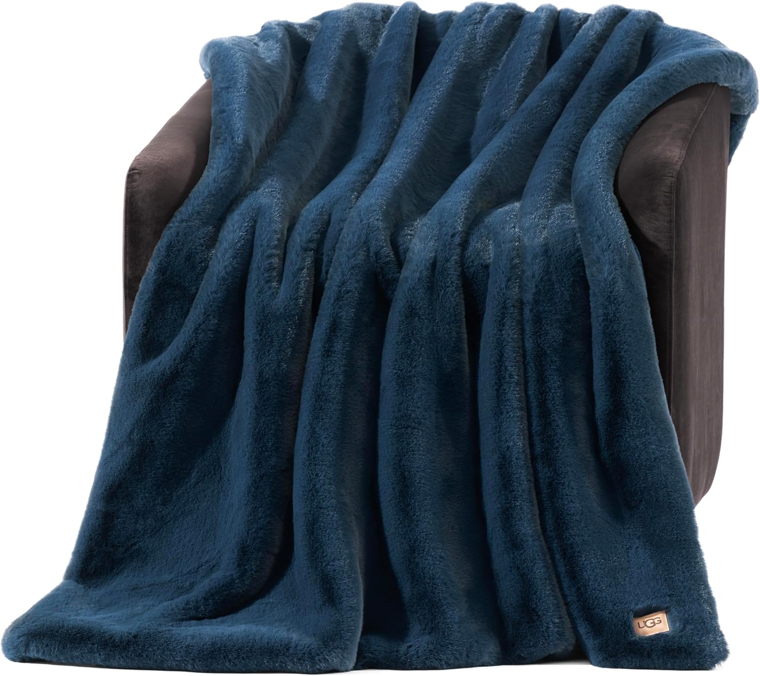 Luxe Blue Throw Pillow — Blue