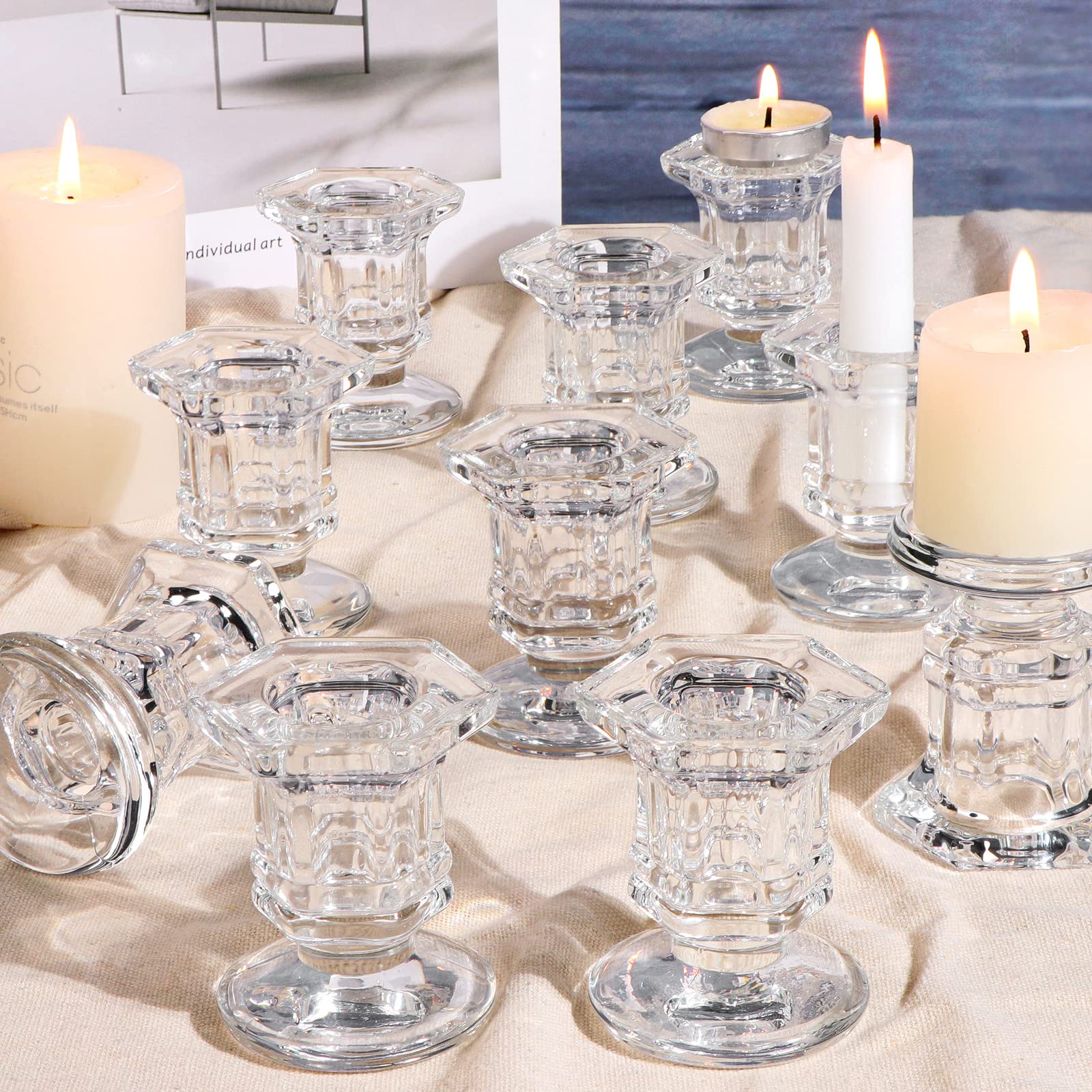 Luxe Blue Candle