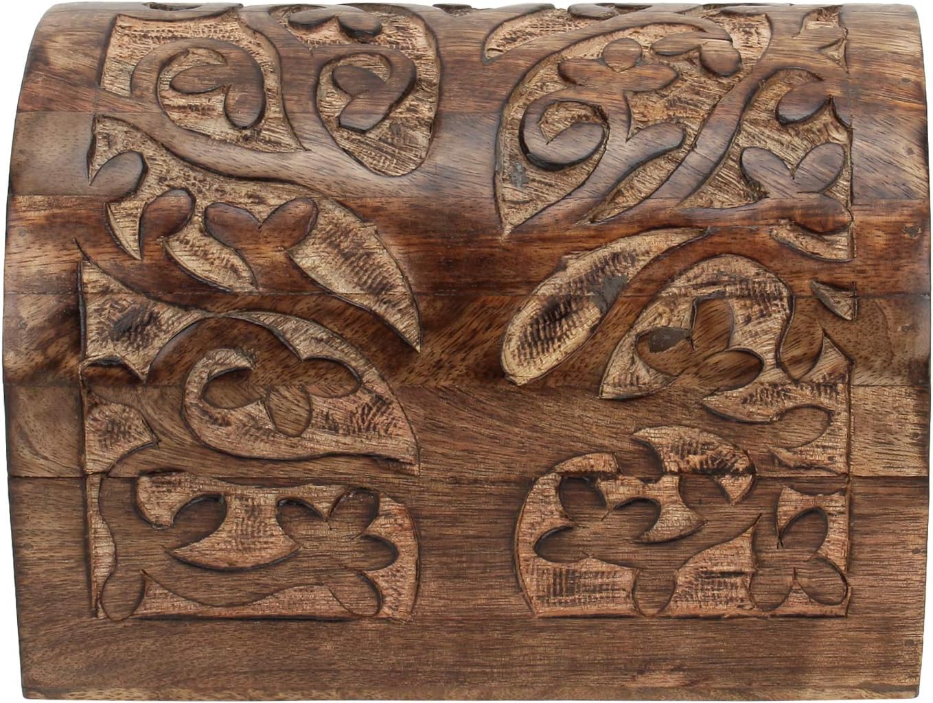 Handcrafted Brown Storage Basket — 6" - View 2