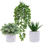 Modern Stone Faux Succulent