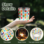 Boho Glass Candle - View 5