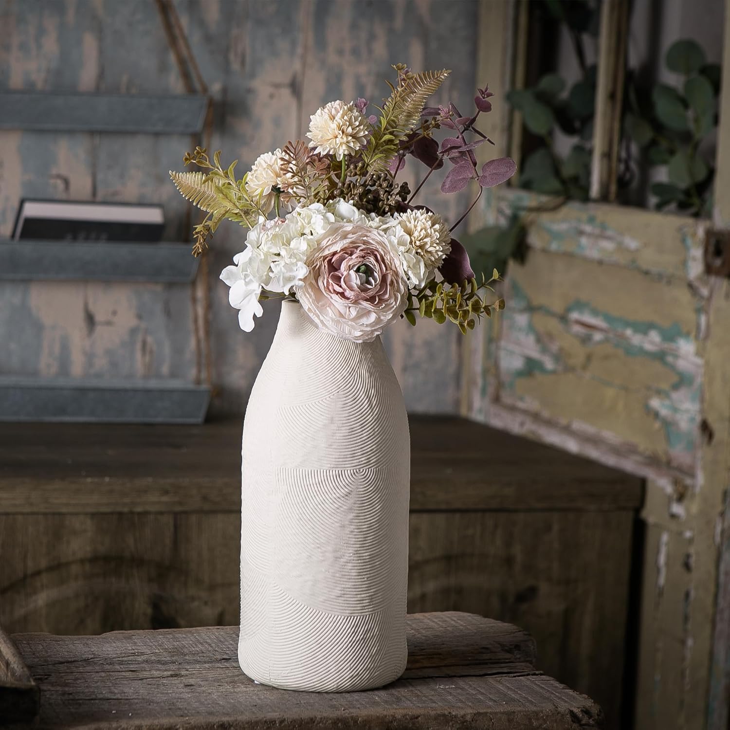 Boho Red Decorative Vase - View 7