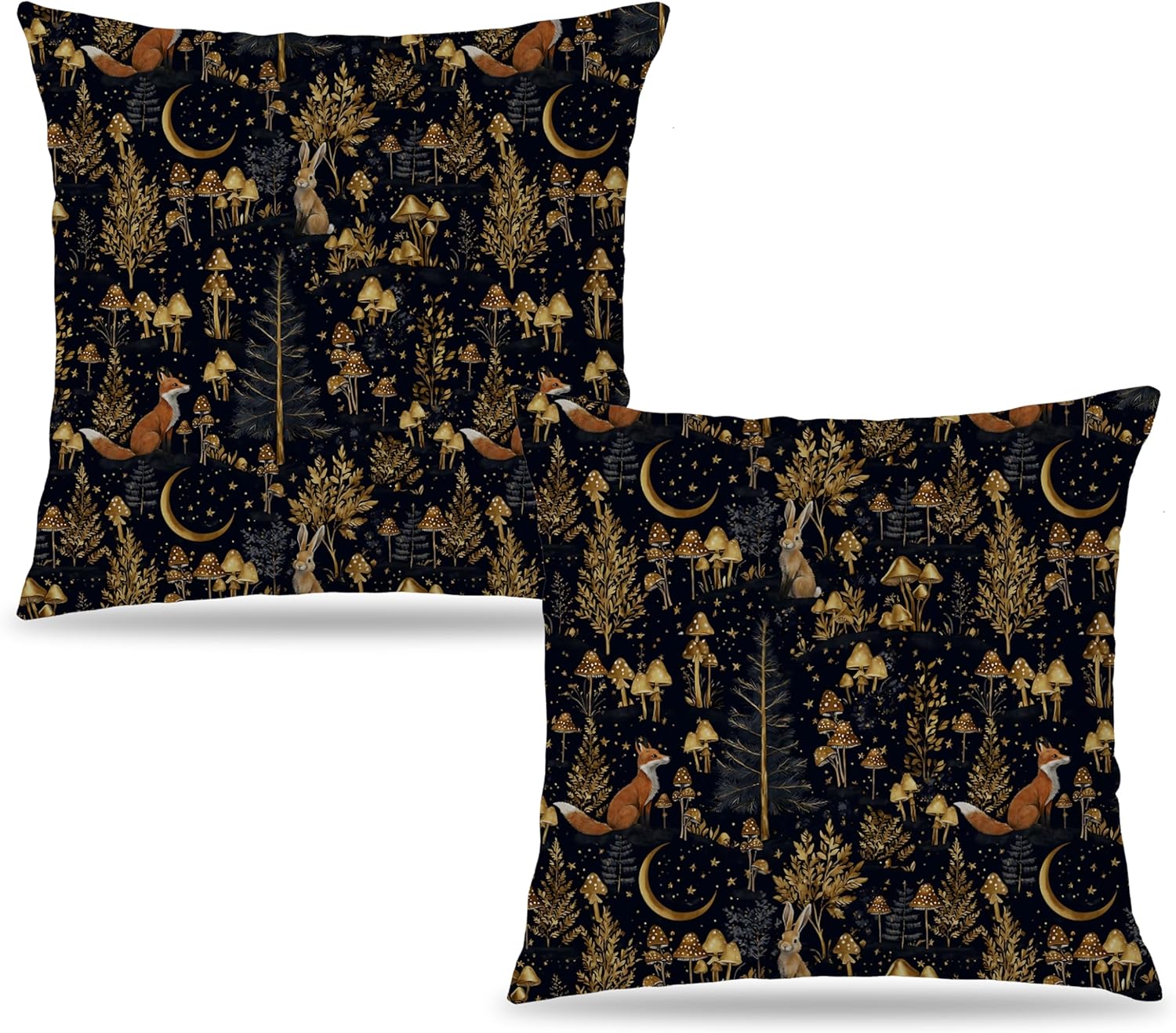 Boho Fabric Throw Pillow Cover — 18x18 — Multicolour-63