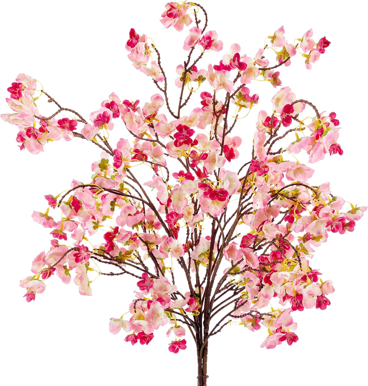 Gold Artificial Plant — 58" — 4pcs-deep Pink