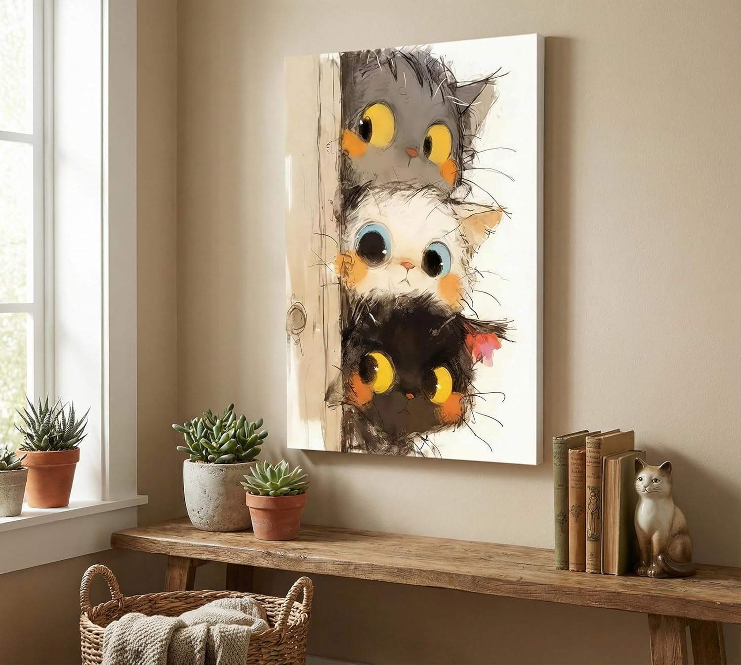 Brown Canvas Wall Art — 12x16 - View 4
