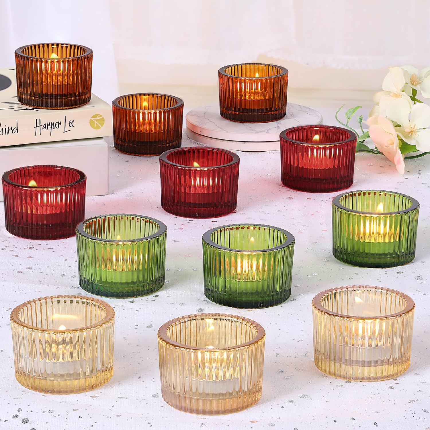 Luxe Gold Candle — 1.3" — Multicolor