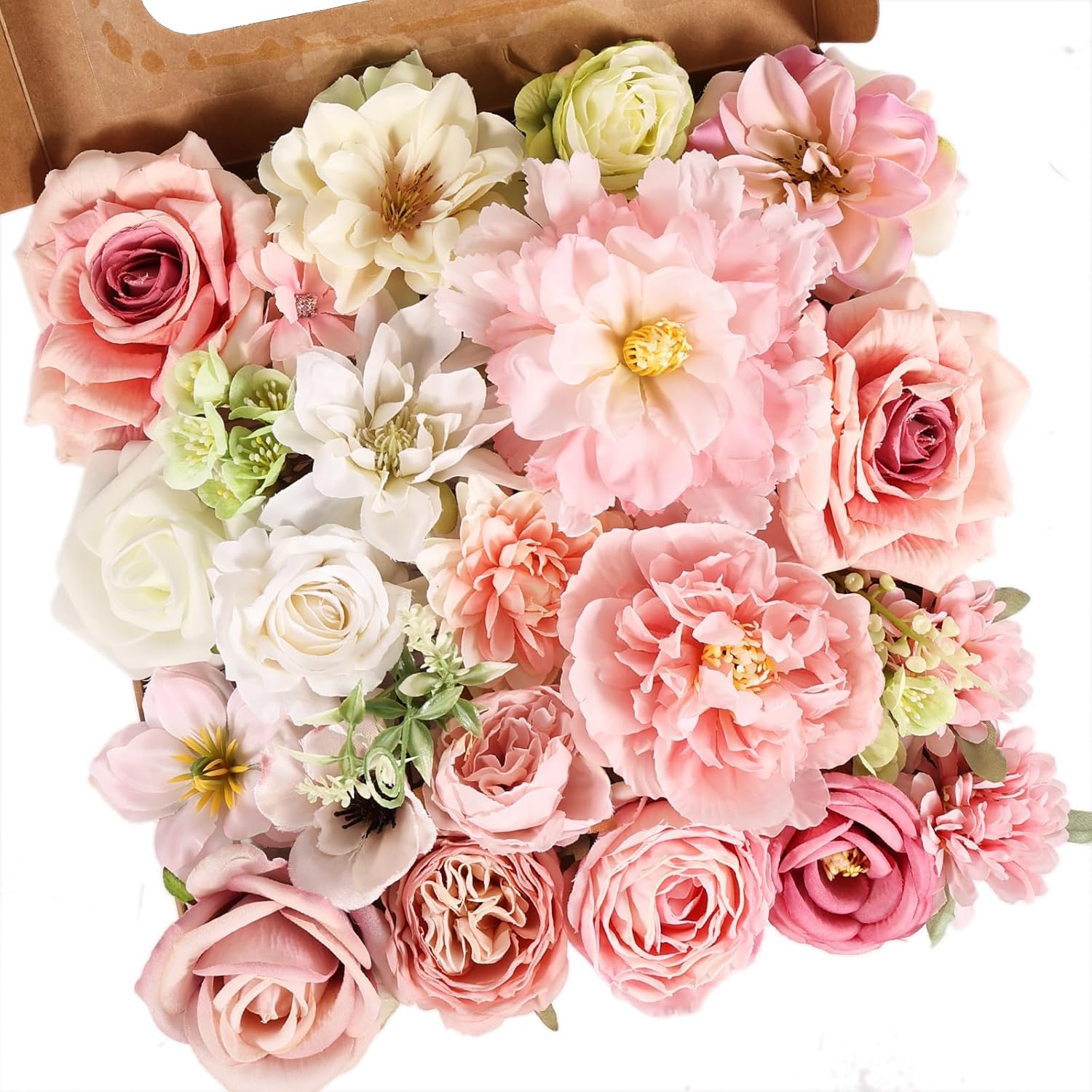 Vintage Blue Artificial Flowers — Romantic Pink
