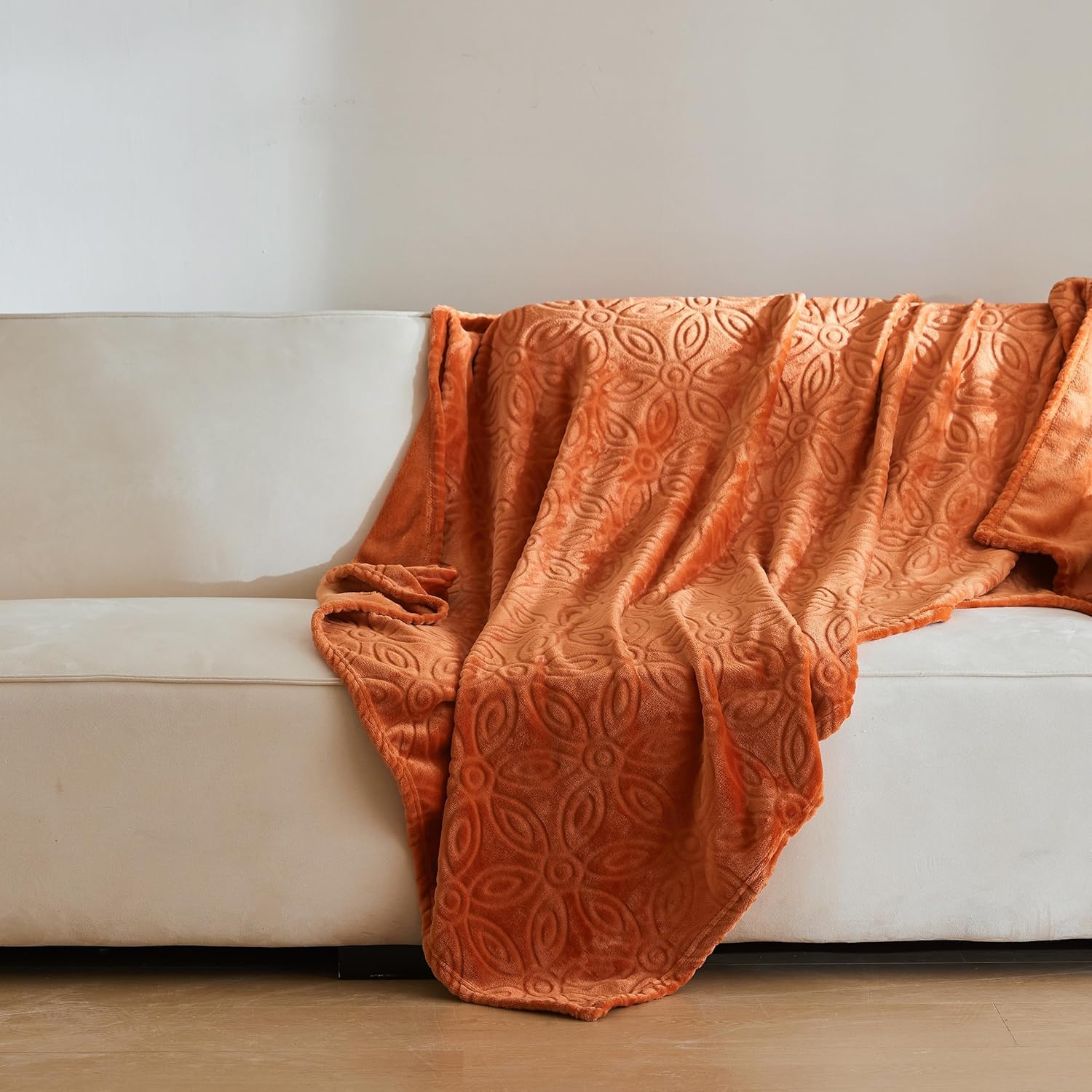 Beige Throw Pillow — 50" — 50" x 60"