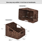 Boho Beige Storage Bin — 2x10 - View 5