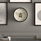 Modern Beige Wall Clock — 10" - View 2