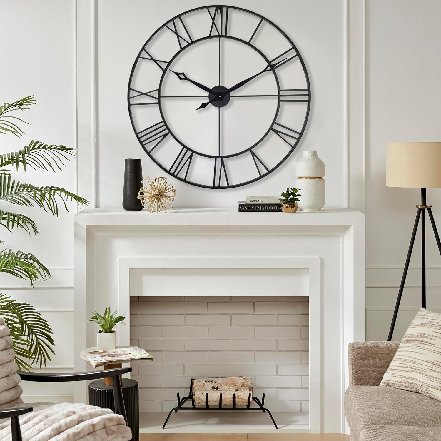 Oversized Modern Black Wall Art — 30" - View 7
