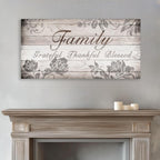 Framed Farmhouse Brown Canvas Wall Art — 40" - View 4