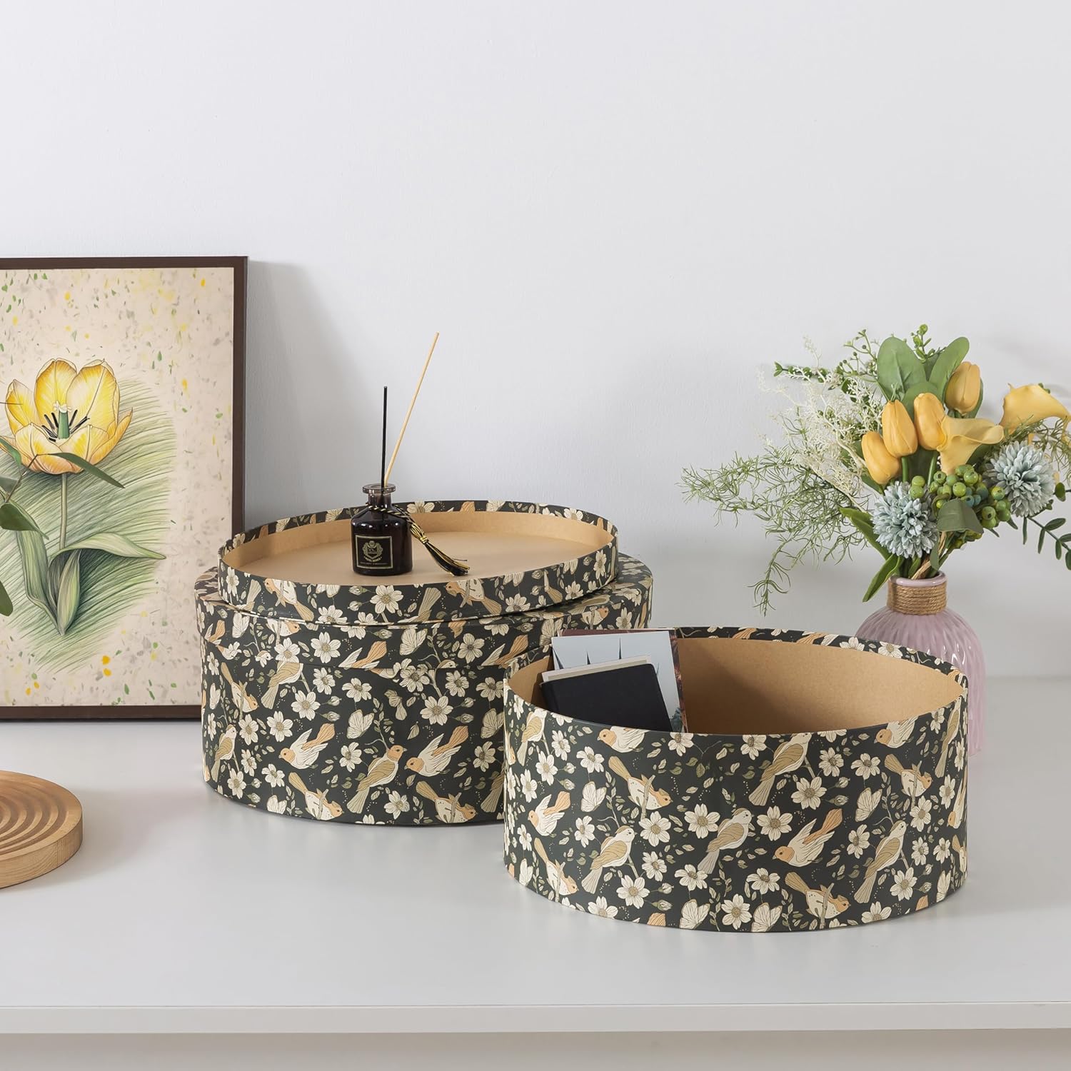 Oval Metal Storage Basket — Set of 2 - View 5
