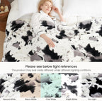 Black Throw Pillow — 50" - View 8