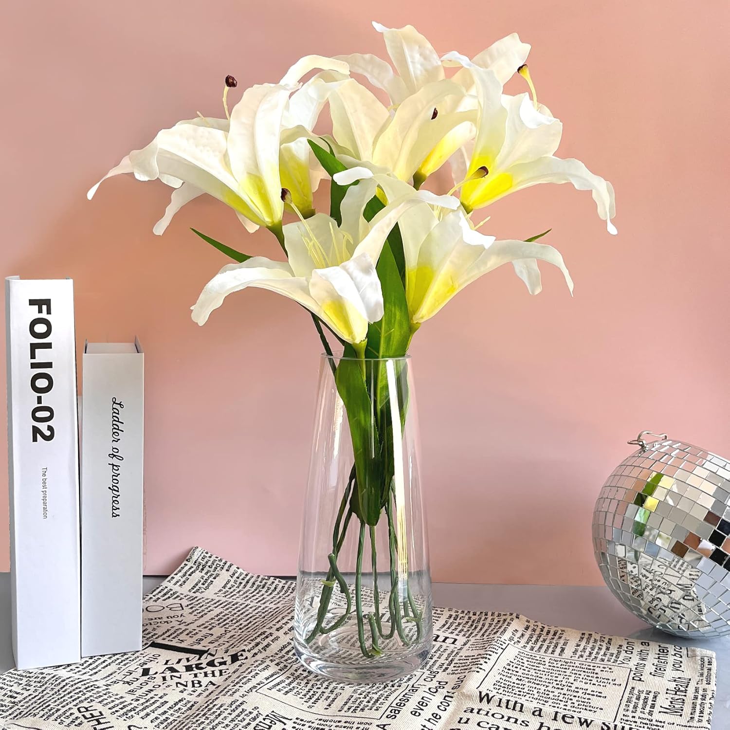 Farmhouse Grey Flower Vase — 8.7" - View 2