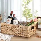 Boho Rattan Storage Bin — 15" - View 5