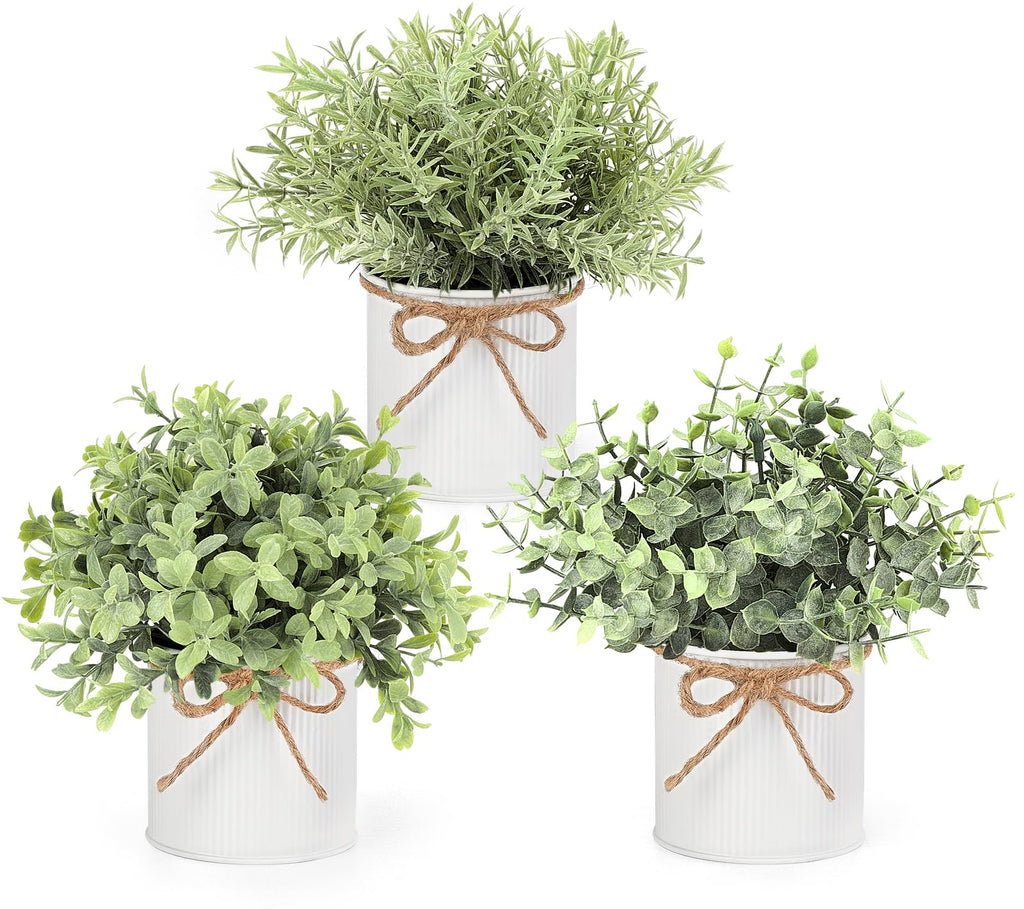 Farmhouse Black Artificial Plant — 3"