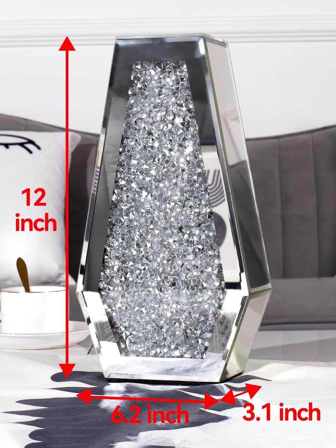 Luxe Glass Mirror — 12" - View 4