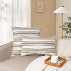 Boho Fabric Throw Pillow Cover — 18" - View 2