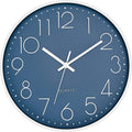 Battery Operated Luxe Beige Wall Clock — 14" — Cerulean