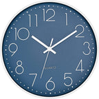 Battery Operated Luxe Beige Wall Clock — 14" — Cerulean