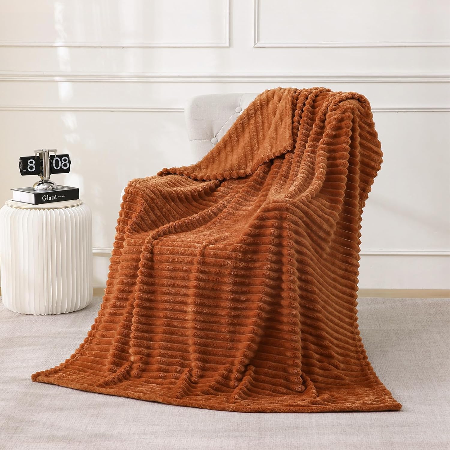 Beige Throw Pillow — 60" — 50×70inch