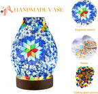USB Farmhouse Blue Table Lamp - View 3