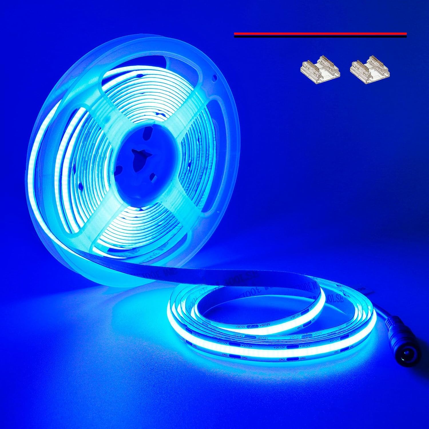 Beige LED Strip Lights — Blue